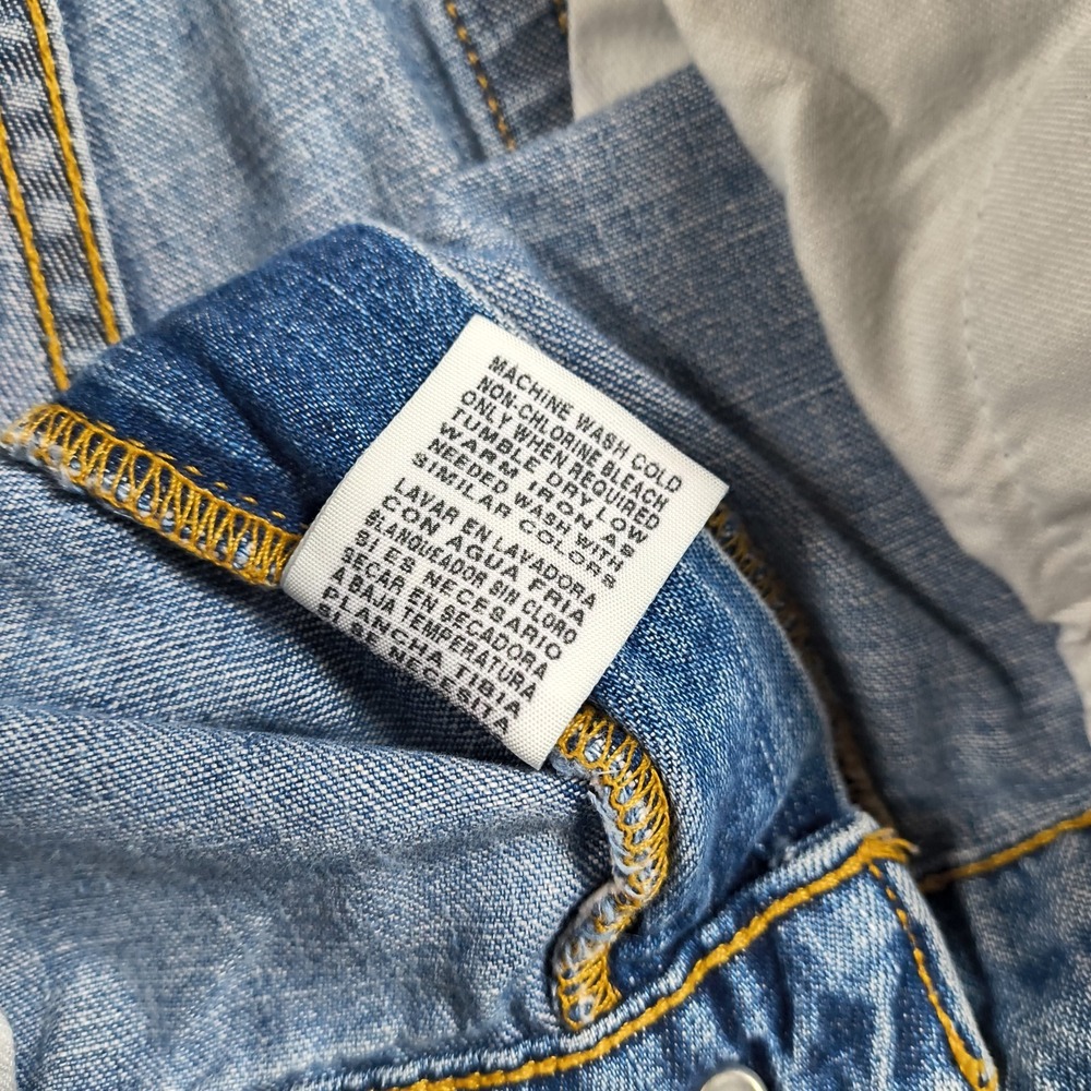Vintage Polo Ralph Lauren Saturday Jeans Womens 34x29 Blue Straight Leg Y2K - Picture 7 of 13